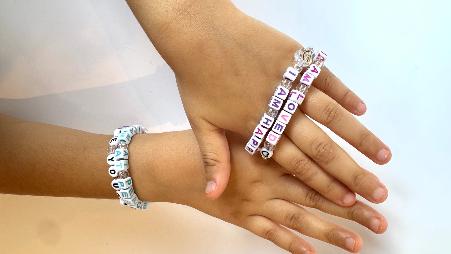 I AM Kids Affirmation Bracelets